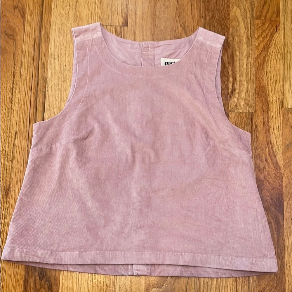 Pact Blush Corduroy Sleeveless Top